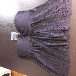 Merona Bikini Top in Black Eyelet